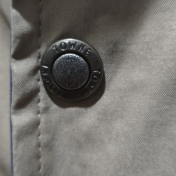 LondonFog Long Insulated Coat Jacket XL Towne Rain Windbreaker Hood Utility Tech - Picture 4 of 13